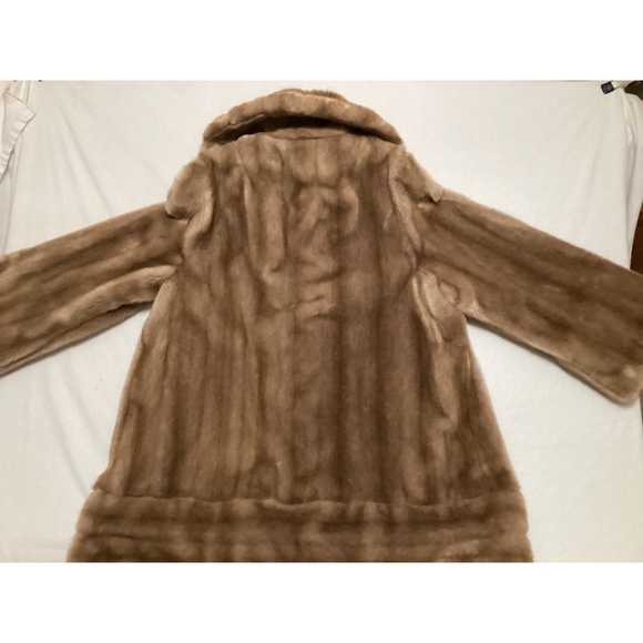 Vintage Tissavel France faux fur coat excellent condition very soft size 14 - Picture 14 of 16